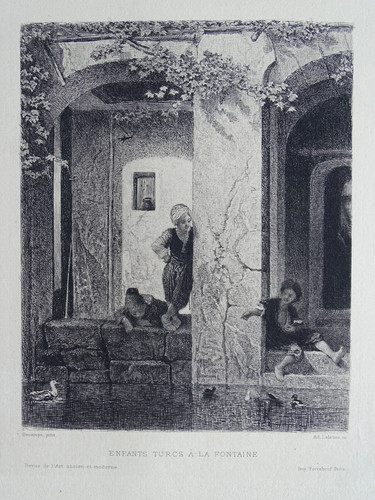 Lalauze decamps enfants turcs - lalauze,