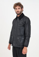 BARBOUR Vêtements Homme Noir Veste Bedale Automne Hiver 2025/26 100% Coton