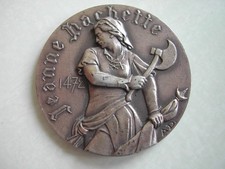 RARE médaille ARGENT - 45mm-