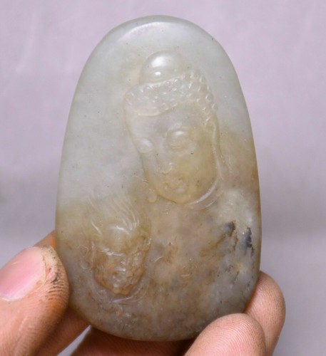 5cm old chinese hetian jade - old,