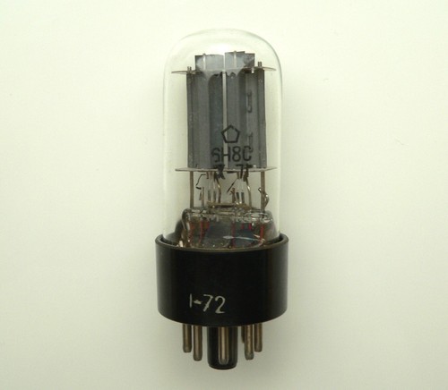 6n8s nos double triode tube - double,