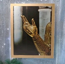 Poster vintage Star Wars – main dorée de C-3PO – monté sur planche rigide 30×24