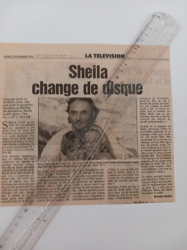 Coupure presse sheila - coupure,