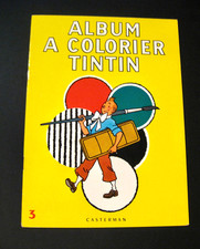 Tintin album à colorier n°3 Ed. Casterman 1968 TBE