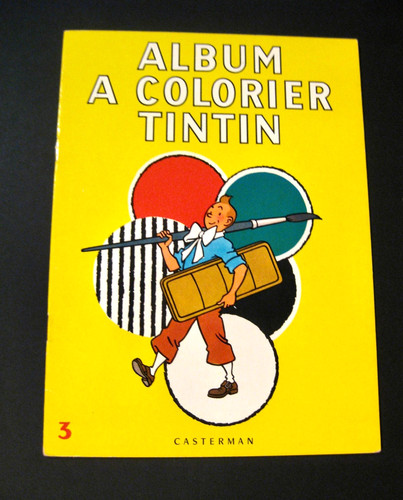 Tintin album colorier - album,