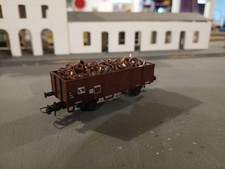 Sachsenmodelle Tombereau Sncf Référence 1559 Chargé De Feraille