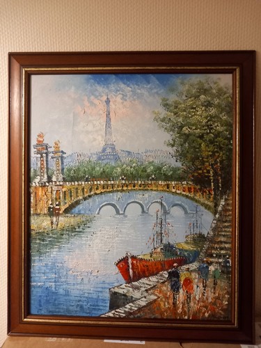 Tableau encadré paris - tableau,
