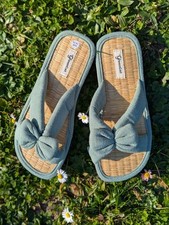 Tatami Slippers, Home Seagrass Linen Slipper For Women, House Slippers