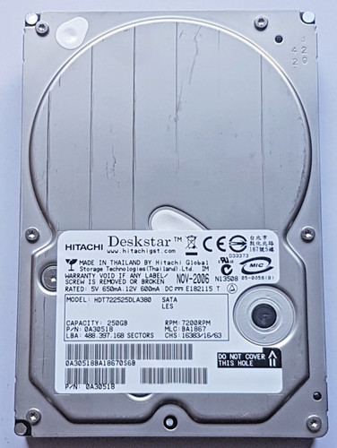 Disque dur 250 sata ii - disque,