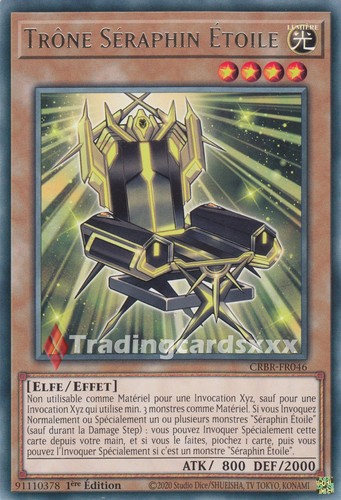 Trône séraphin - yu-gi-oh!,