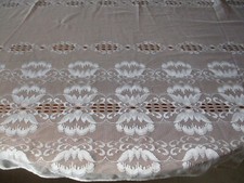 Paire de rideaux N°39 blanc voile voilage 420 x 220 cm très large