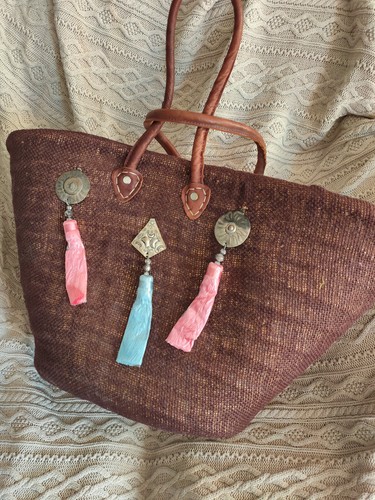 Panier marocain marron - ,