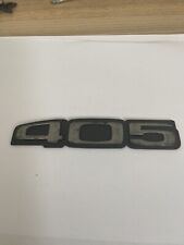 PEUGEOT 405 Origine LOGO insigne emblème Monogramme Badge