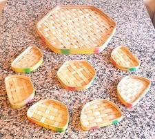 Plateau de service hexagonal