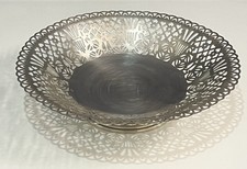 Panier fruit Corbeille pain centre de table Métal argenté poinçon