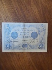 France Billet Ancien De 5 Francs Bleu W.3319 P1089