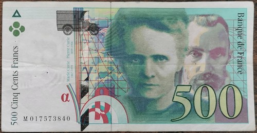 Billet 500 francs - billet, de