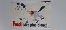 Buvard vintage  PERSIL  lave