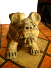 LAMPE A HUILE ROMAINE ZOOMORPHE CHIEN