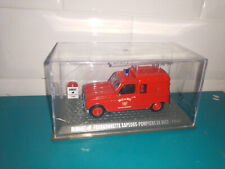 Voiture 1/43 R4 4L UH / M6 renault 4 fourgonnette sapeurs-pompiers de nice 1965
