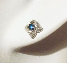 Diamants-Saphir Or Blanc 18