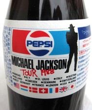 Michael Jackson Bouteille Canette PEPSI Drink PROMO Full Bottle Can JAPAN 1988