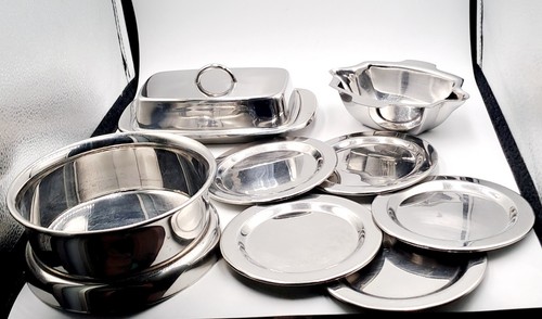 Lot art table - art, inox