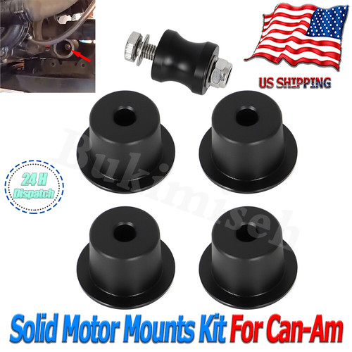 Solid motor mounts - motor, isolator