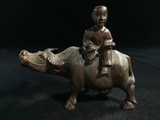 J1583 figurine okimono - en, bois