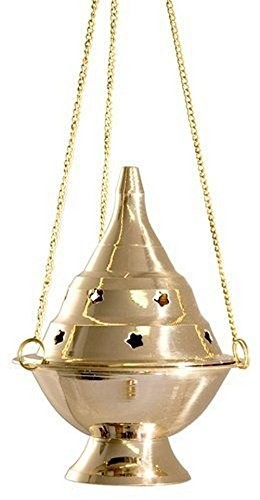 Hanging brass burner - hanging,