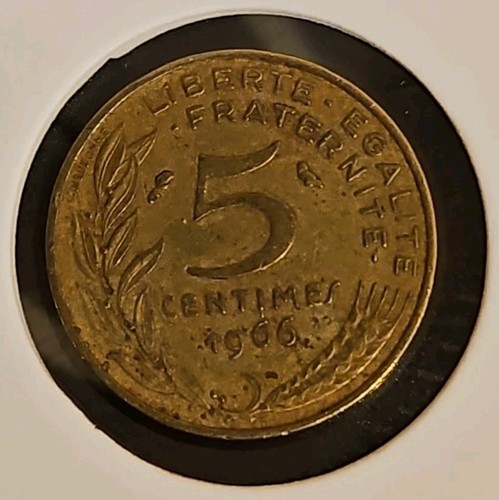1966 france centimes - 5,