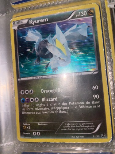 Carte pokémon kyurem secrète - carte,