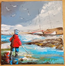 Huile sur toile - , (30x30