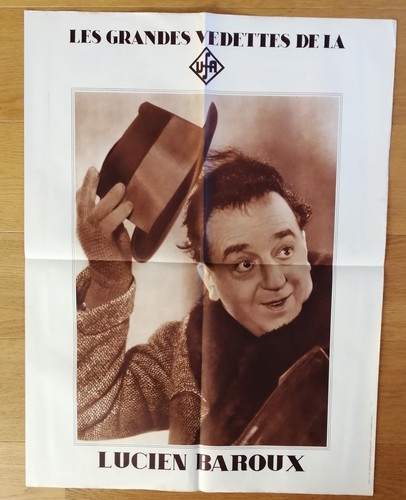 Lucien baroux affiche cinema - baroux,