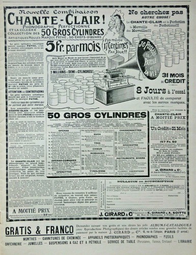 Publicité presse 1906 - de,
