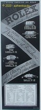 PUBLICITE ROLEX MONTRE PRINCESSE EGYPTIENNE DUCHESSE DE 1934 FRENCH AD PUB RARE