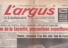 L'ARGUS N°2699 TOUR  CORSE &