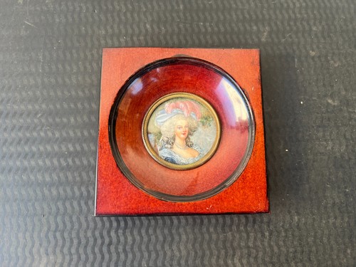 Tableau miniature ancien - , de