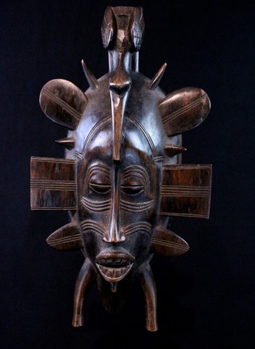 Art africain masque - -, kpelie