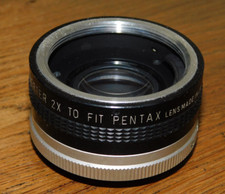 OBJECTIF APPAREIL PHOTO vintage SOLIGOR auto tele converter 2X PENTAX japan made