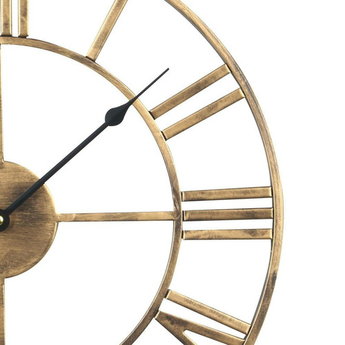 Mute horloge murale métal - horloge,