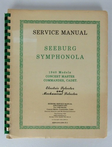 Seeburg symphonola 1940 models - symphonola,