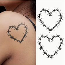 tatouage temporaire 2 coeurs