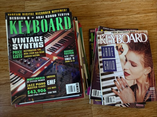 Vintage keyboard magazine lot - magazine,