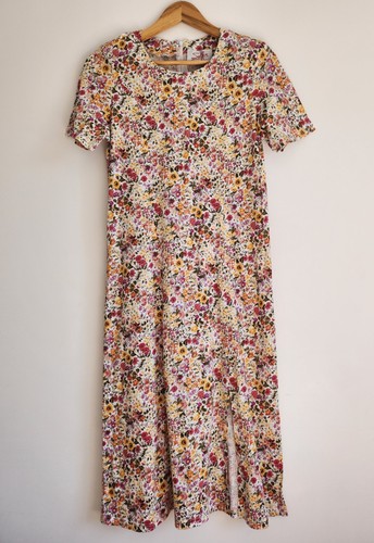 Robe longue fleurie - robe, coton