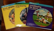 LOT OF 3 BOOKS CONDITIONING FOR SPORT / ORIENTEERING / TRACK ATHLETICS EP SPORT