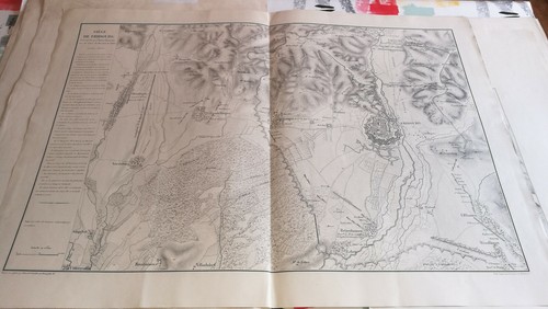 Militaire plan carte - plan, bataille