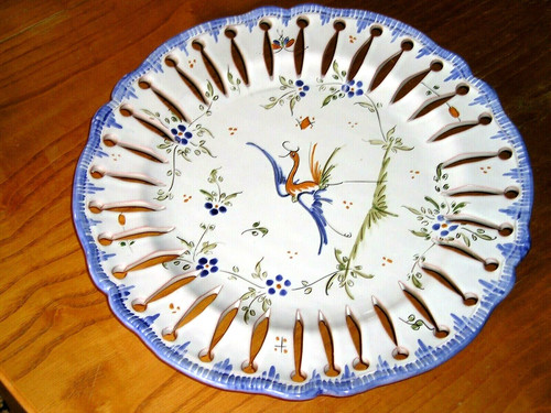 Grande assiette moustiers - assiette, en