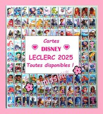 Cartes de l'album ? DISNEY ? LECLERC 2025 Images AU CHOIX à l'unité ou en lot