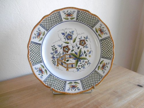 Plat rond faience - plat,